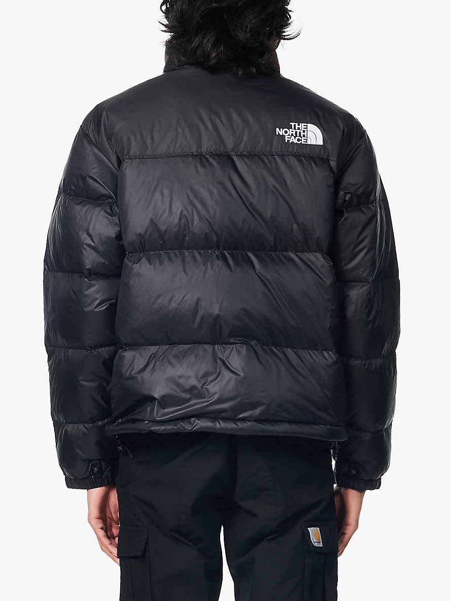 1996 Retro Nuptse funnel-neck recycled-nylon down jacket - 4