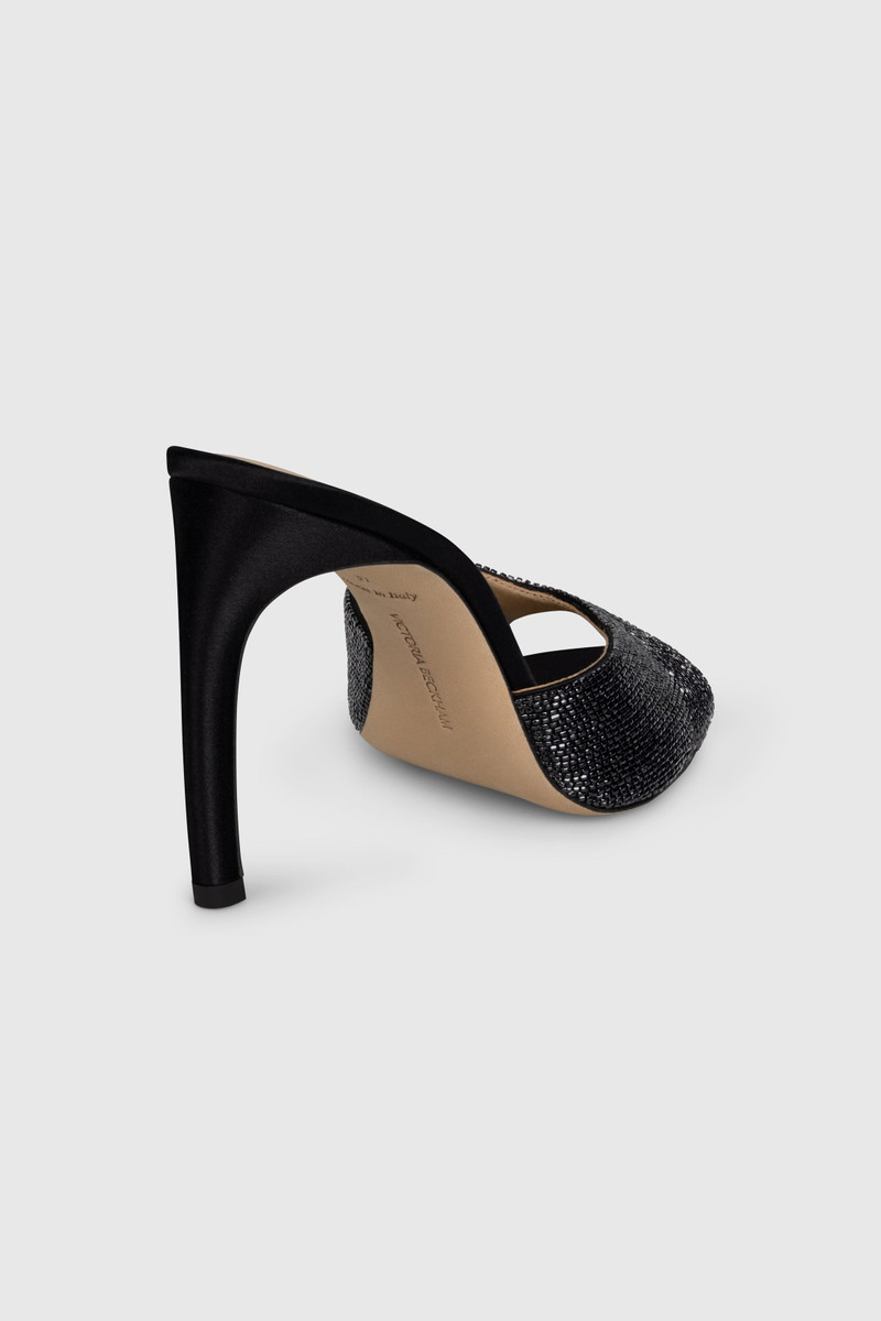 Harlow Open Toe Mule 100 Beaded Satin 3
