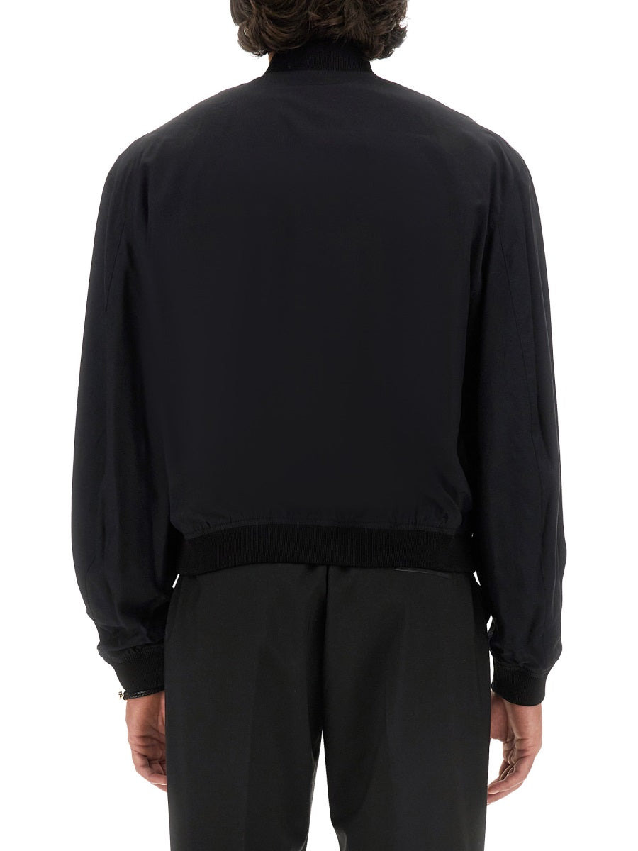 Versace Men Reversible Baroque Sea Jacket - 3