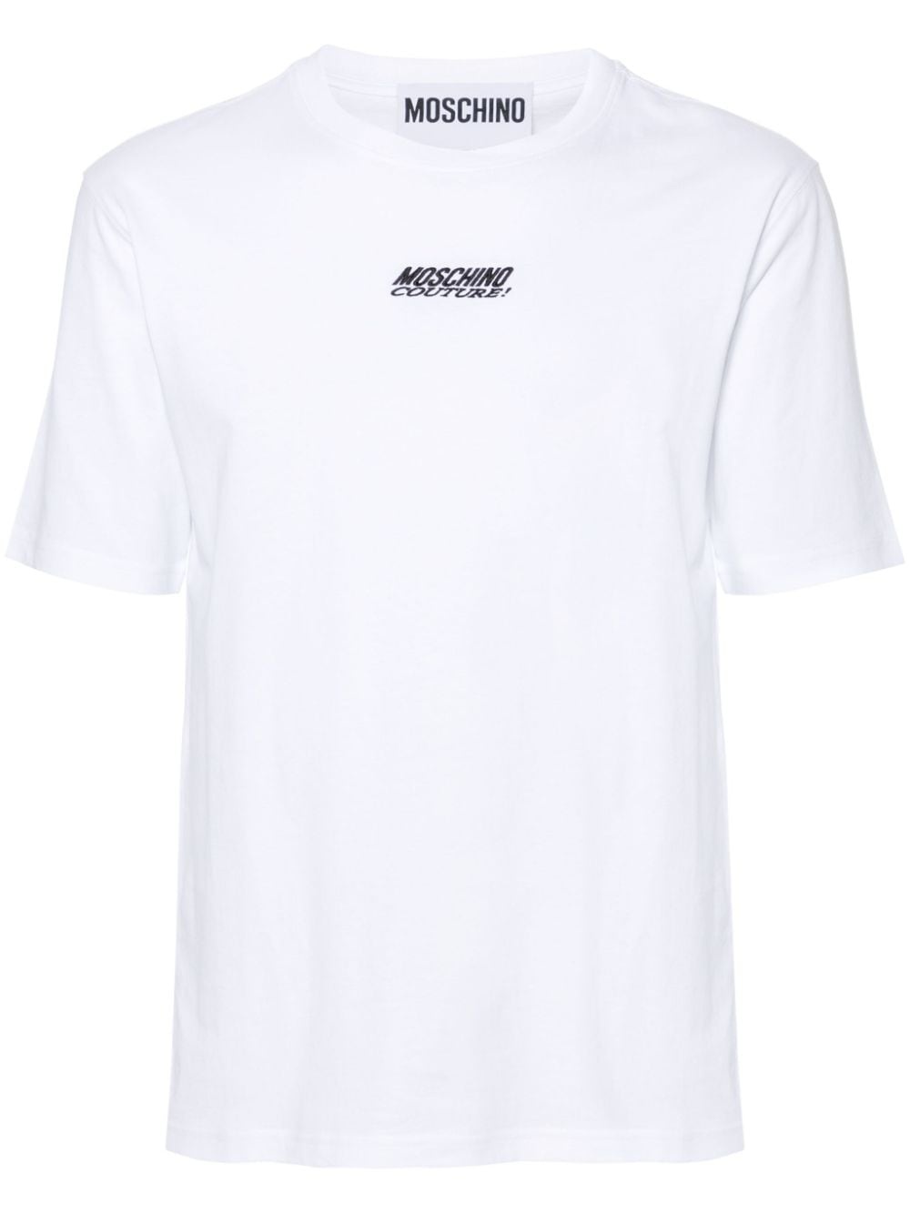 logo-embroidered T-shirt - 1