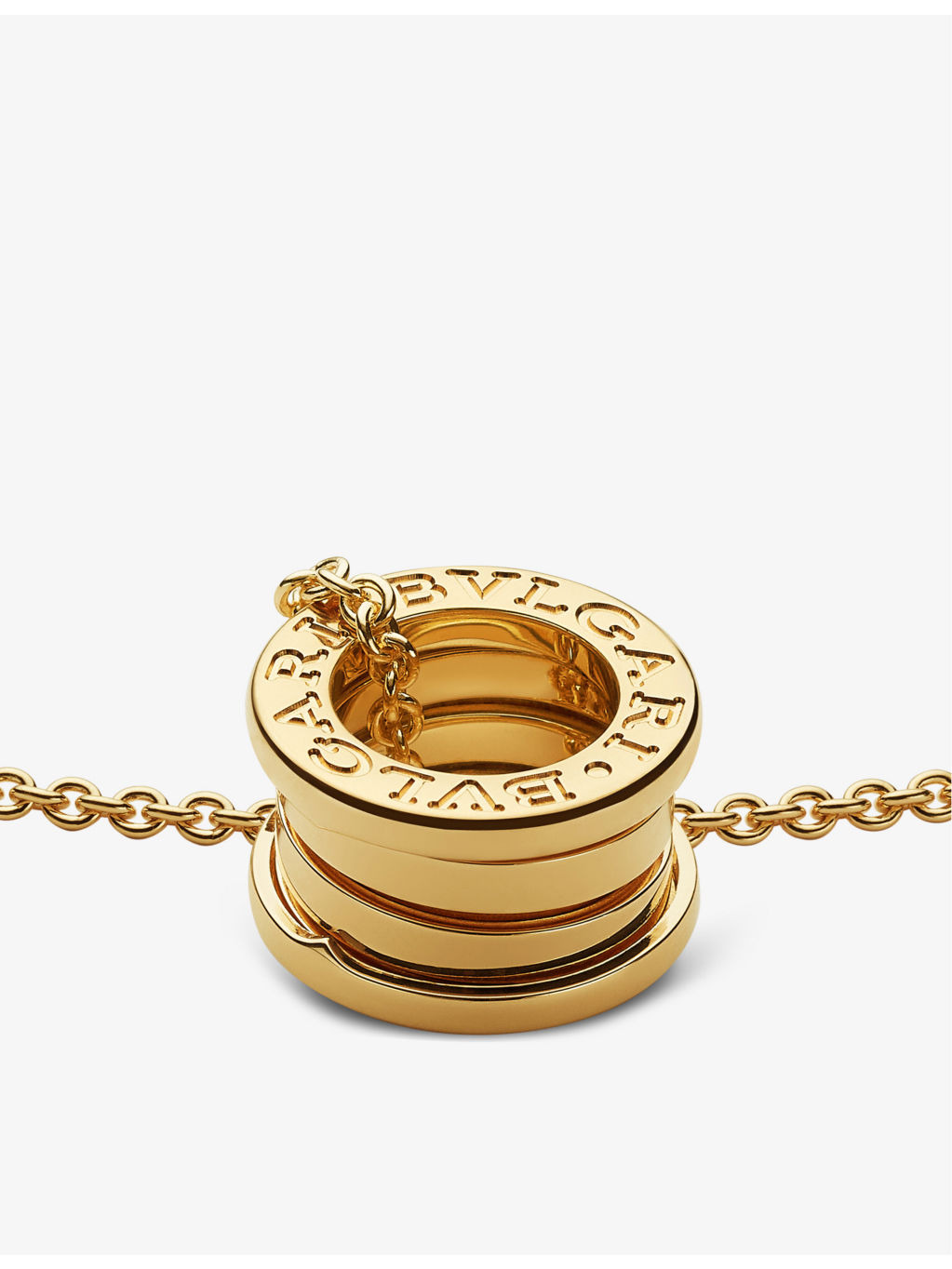 B.zero1 18ct yellow-gold pendant necklace - 3
