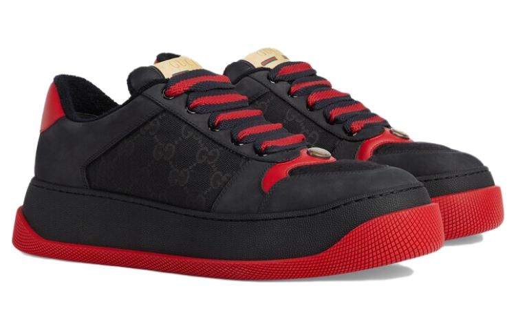 Gucci Screener Sneaker 'Black Red' 750048-FAB39-1058 - 3