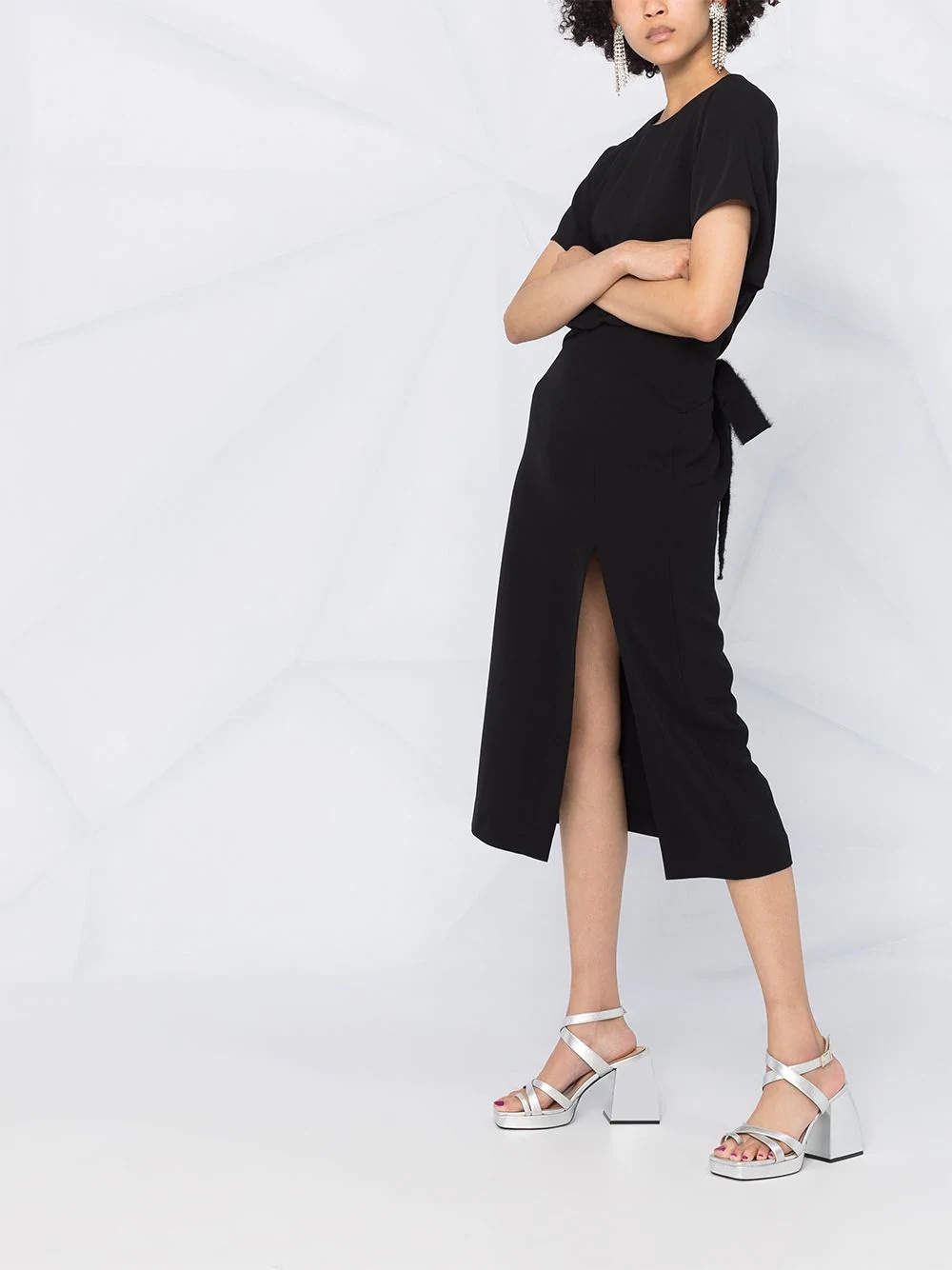 slit midi dress - 6