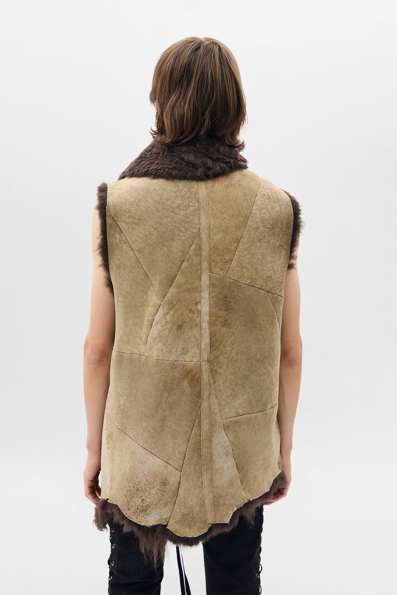 Addie Asymmetric Fur Waistcoat 3
