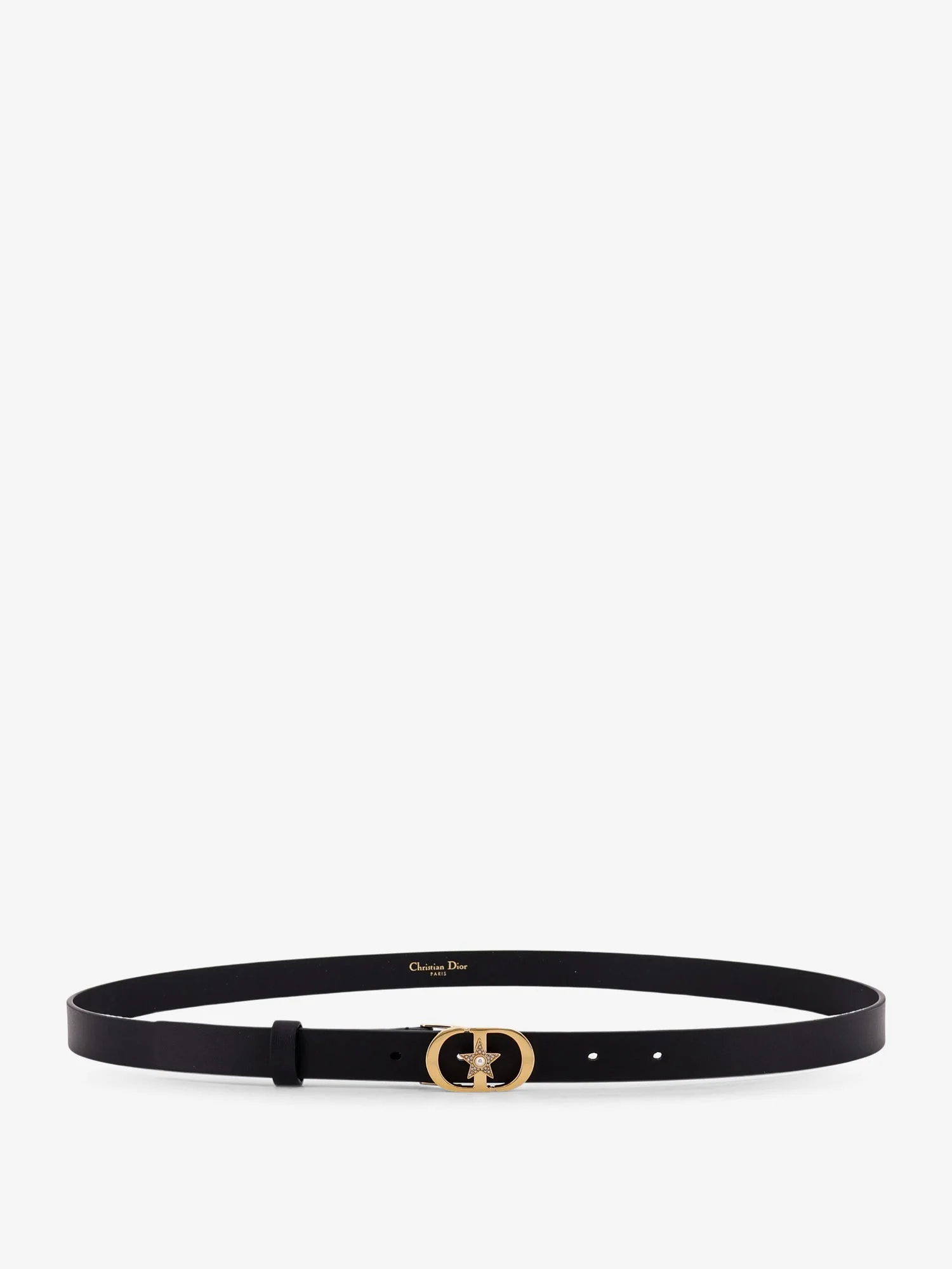 Dior Lucky 30 Montaigne Star Leather Belt - 1