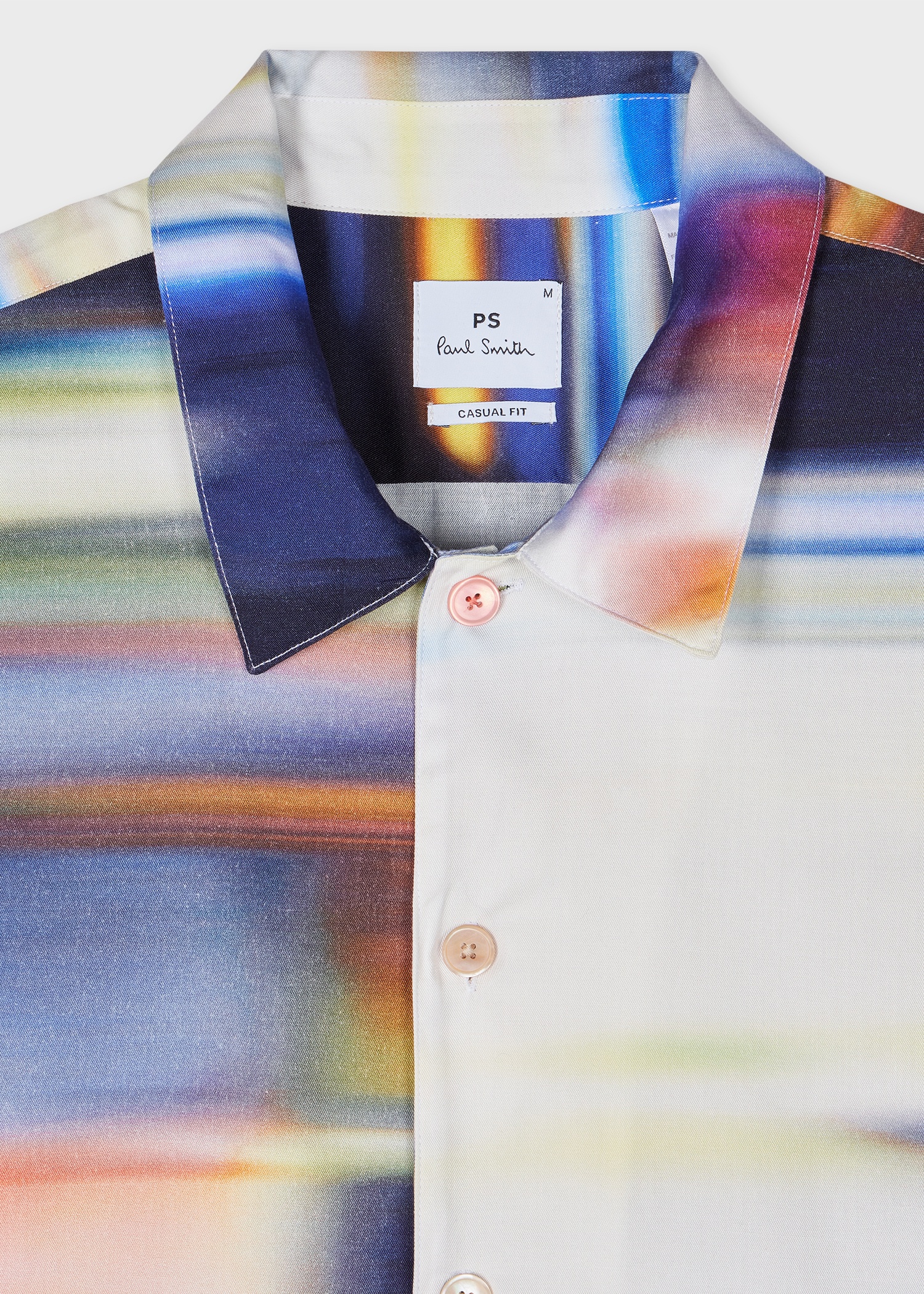 Lyocell and Cotton 'Motion Blur' Short-Sleeve Shirt - 2