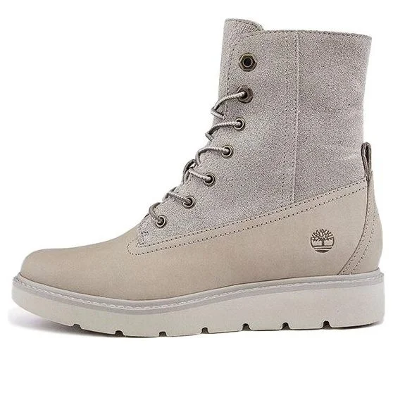 (WMNS) Timberland Auth Teddy Fleece Wide-Fit 'Winter White Nubuck' A1S7G - 1