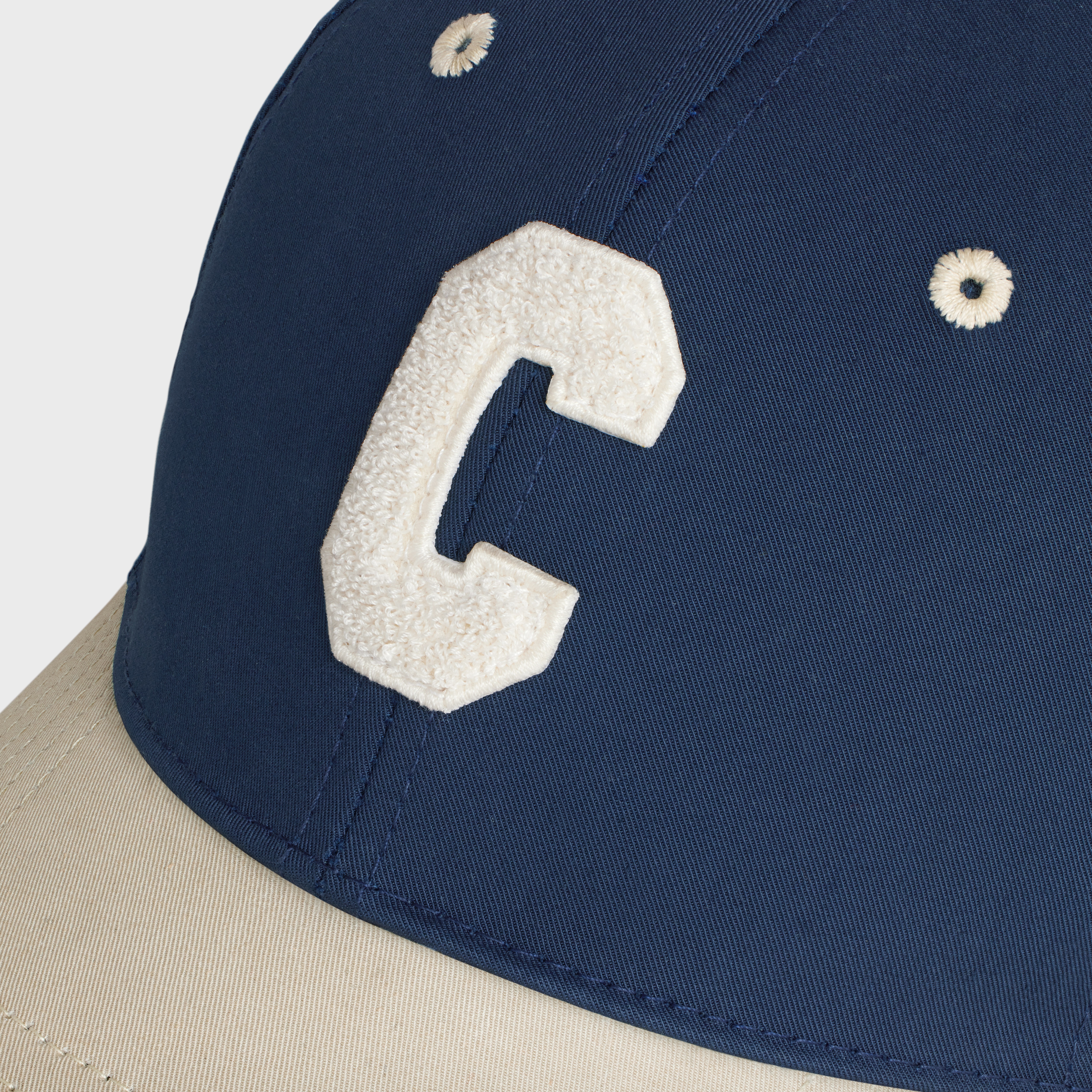 initial baseball cap in cotton - 5
