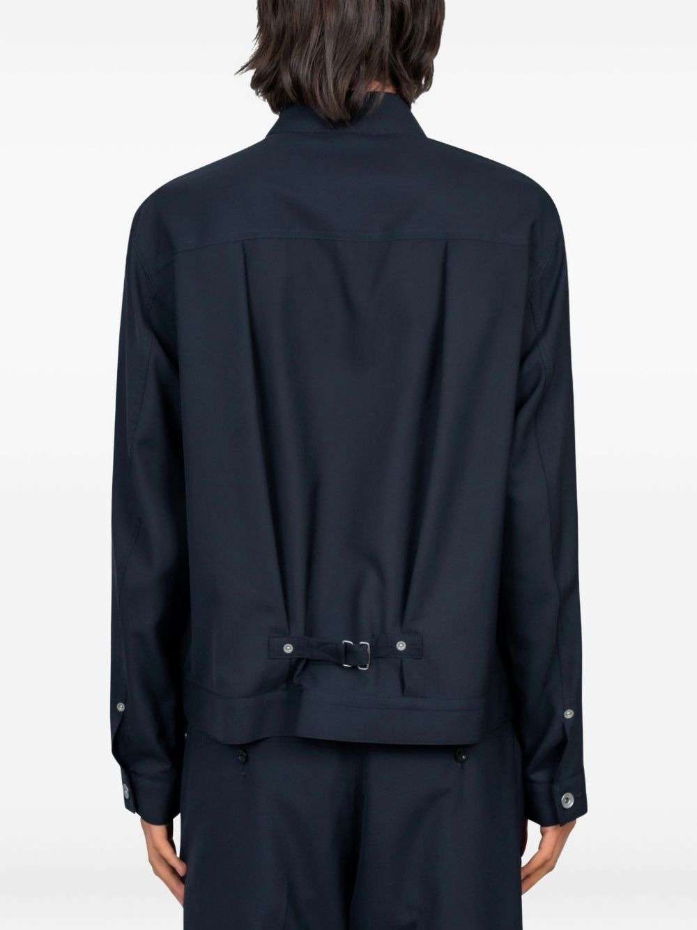pleated pocket jacket - 3