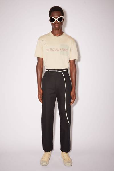 Acne Studios Fitted trousers - Black outlook