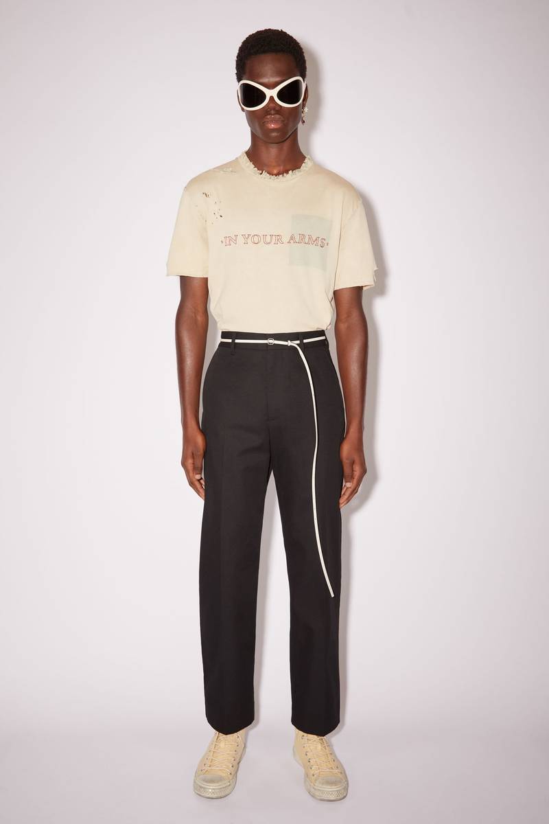 Acne Studios Fitted trousers - Black outlook