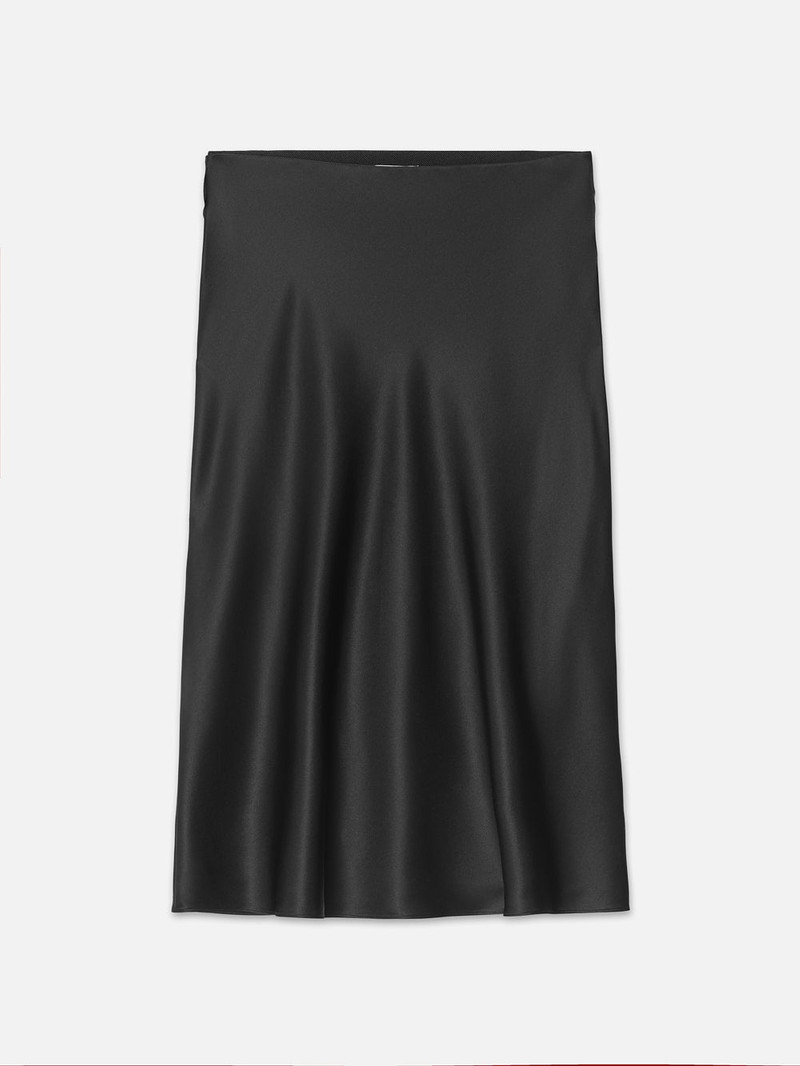 90's Bias Skirt in Black 1
