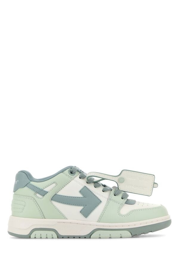 Off White Woman Multicolor Leather Out Of Office Sneakers - 1