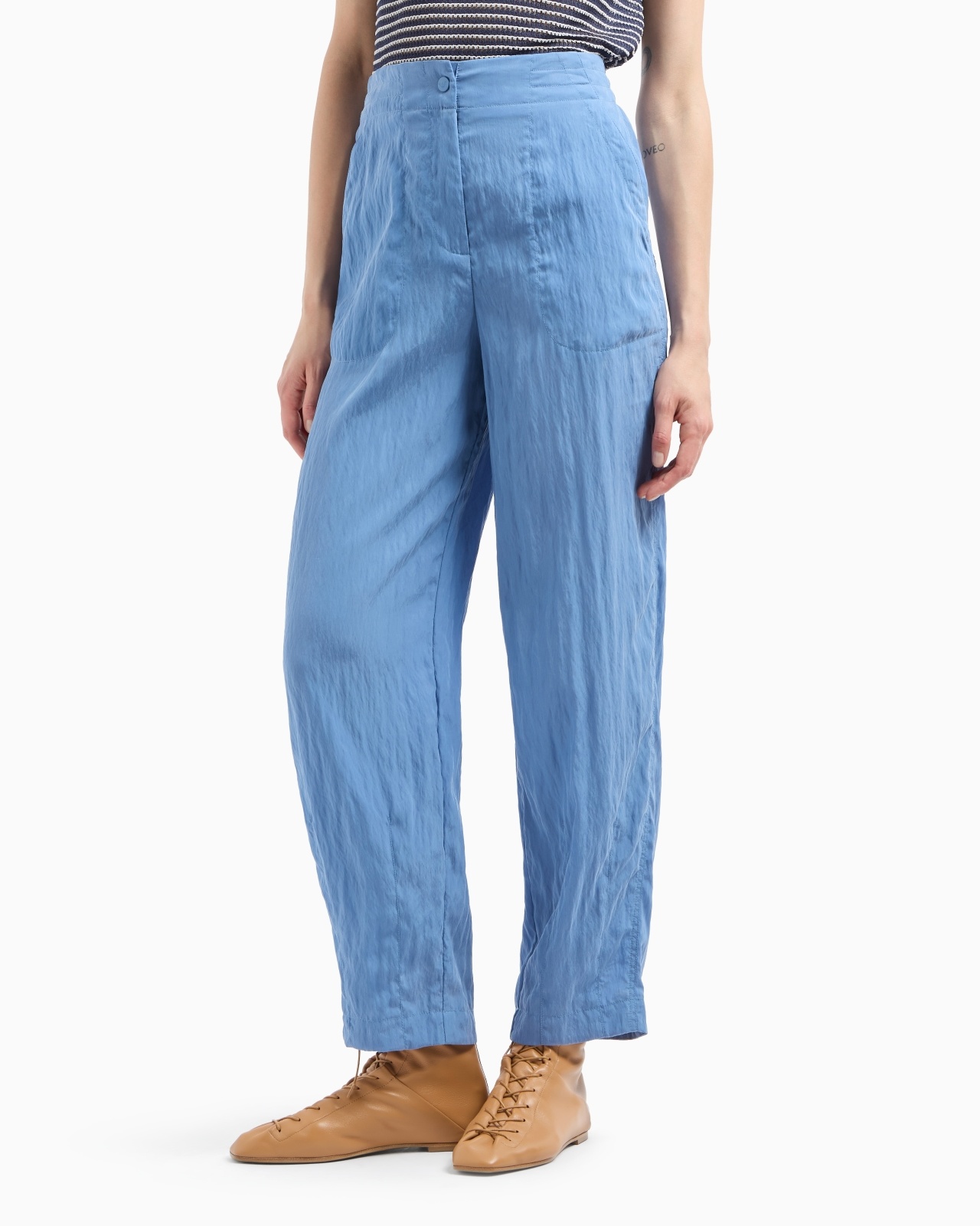 TECHNICAL CUPRO TROUSERS - 2