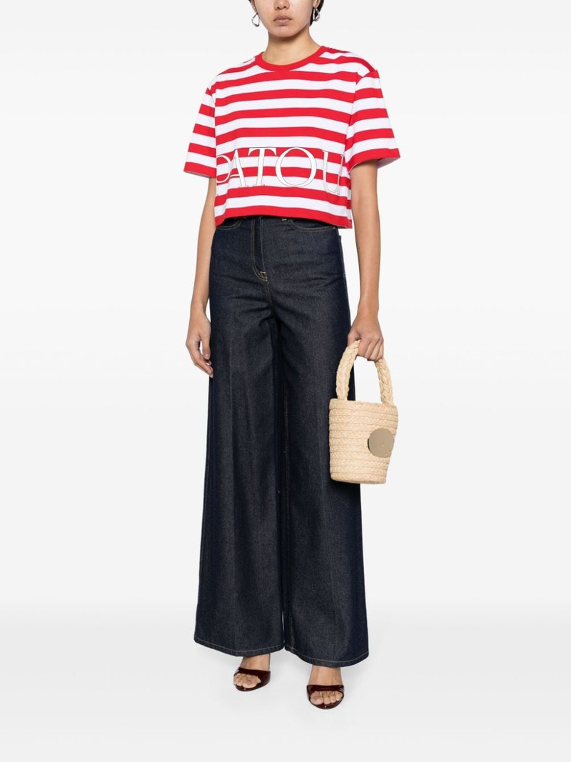 PATOU Iconic raffia bucket bag outlook