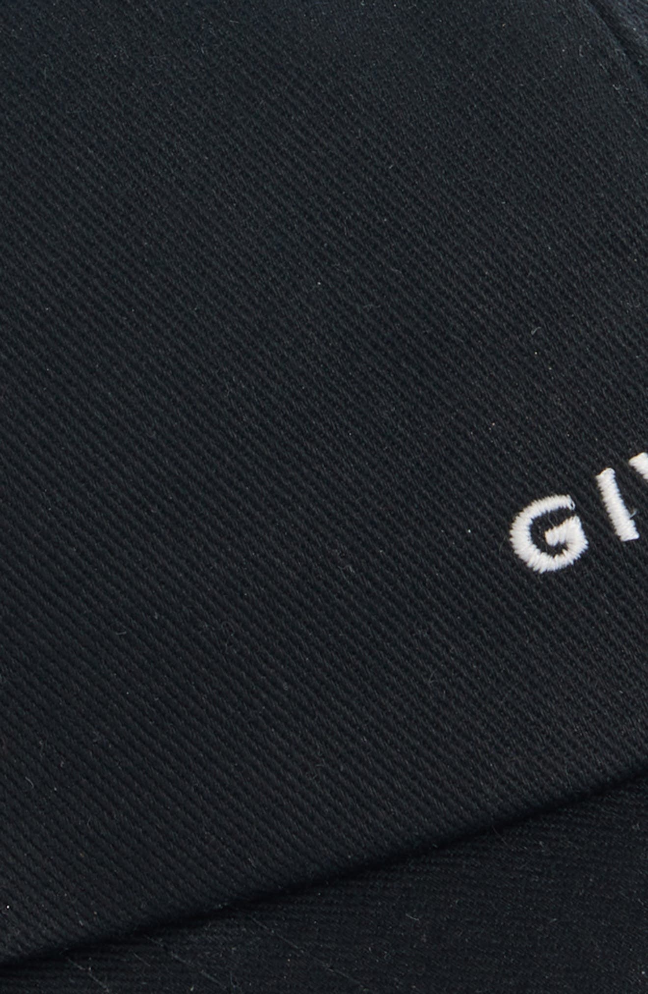 Givenchy Logo Embroidered Adjustable Baseball Cap in Black at Nordstrom - 4