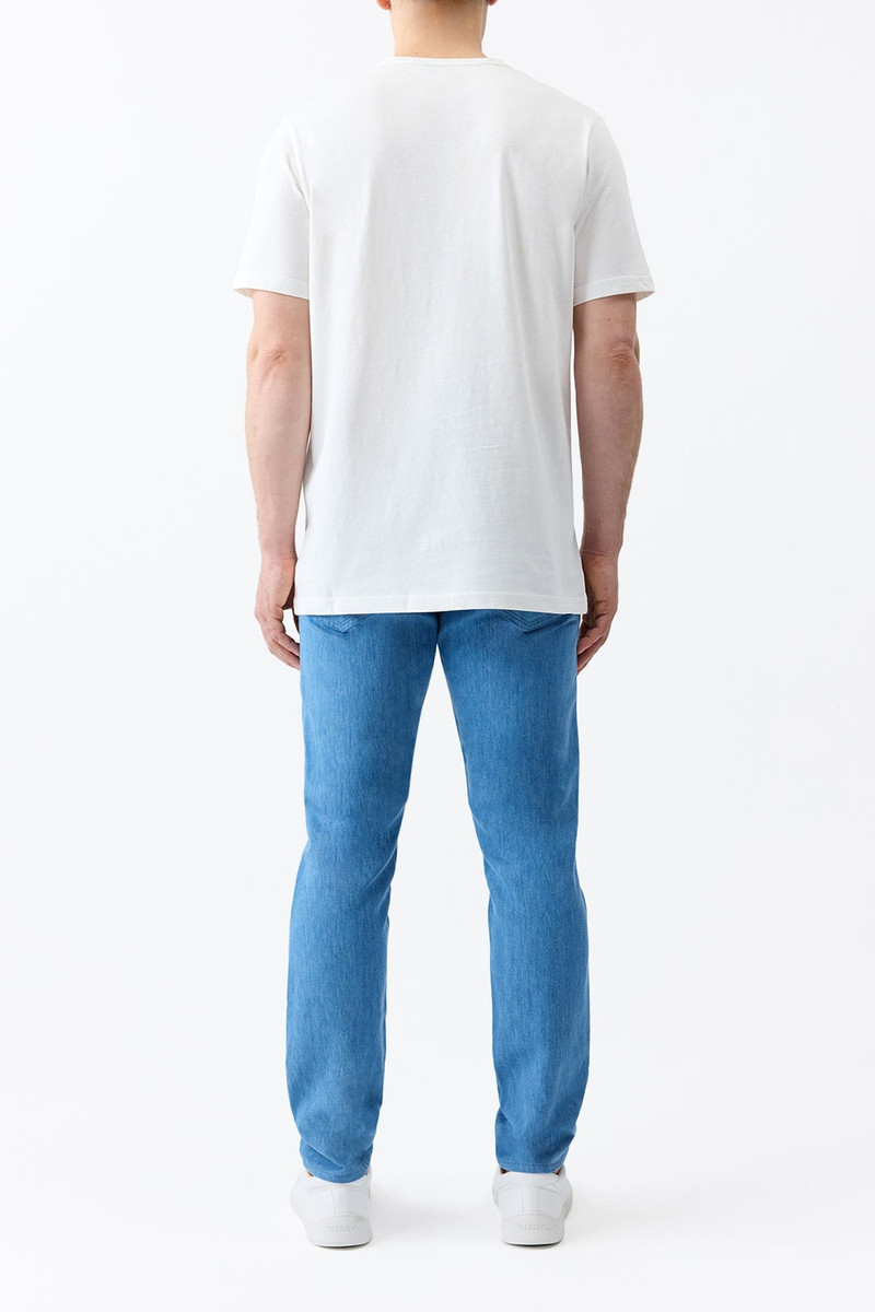 Bandeira T-shirt in White Organic Cotton 4