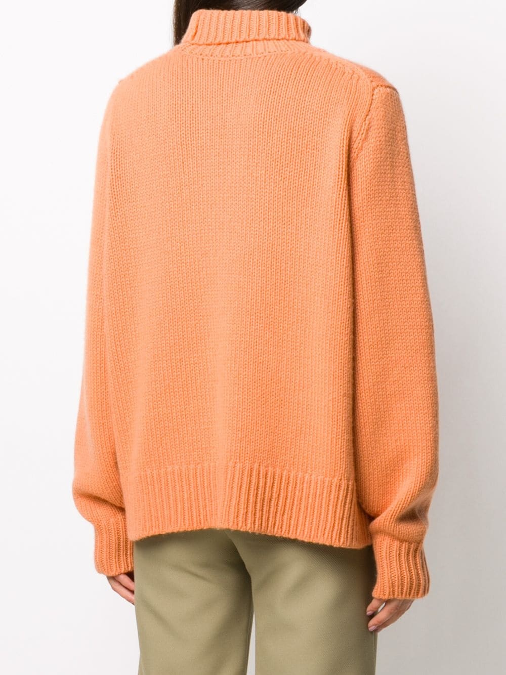 cashmere roll neck jumper - 4