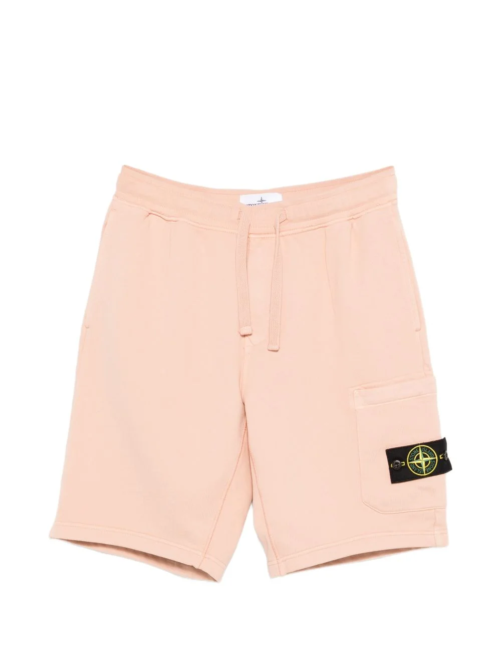 drawstring cargo shorts - 1