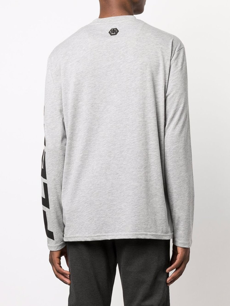logo-print long-sleeved T-shirt 4