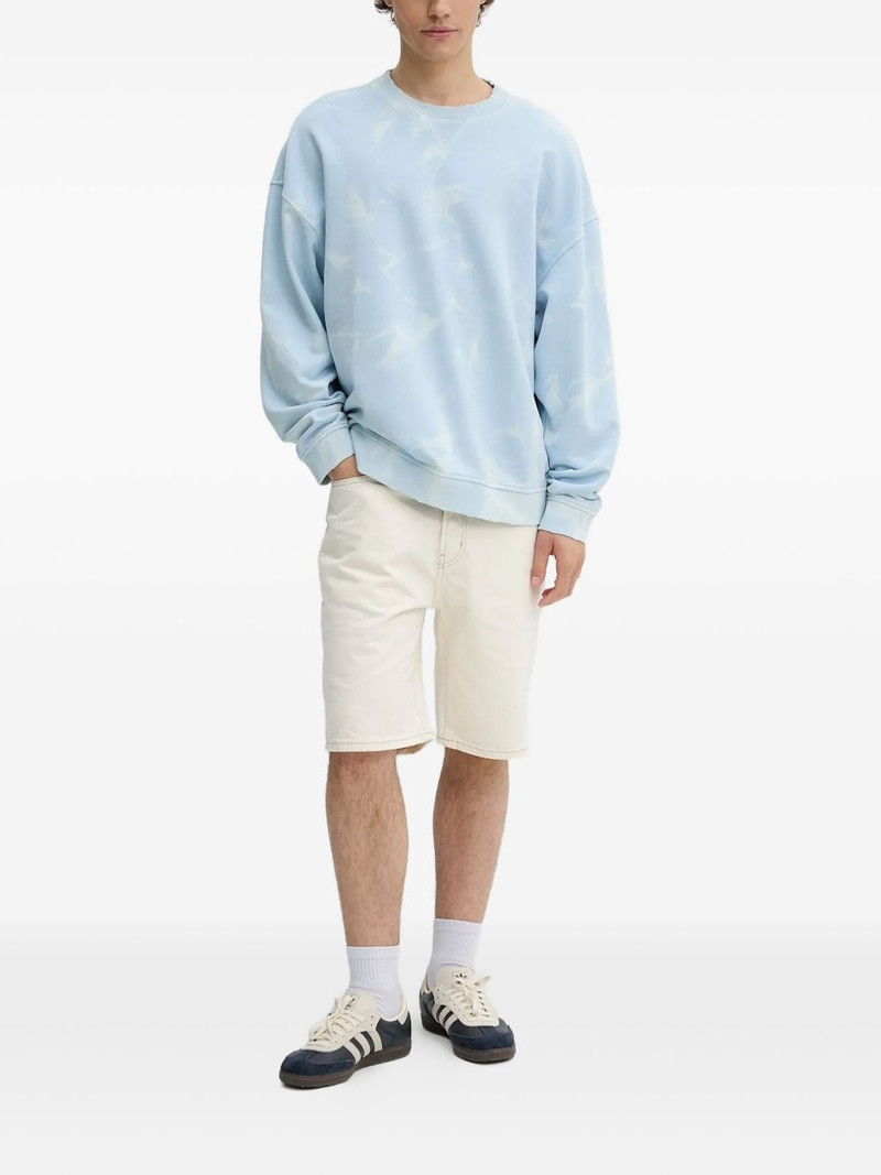 HUGO Nustroyos tie-dye embroidered sweatshirt outlook