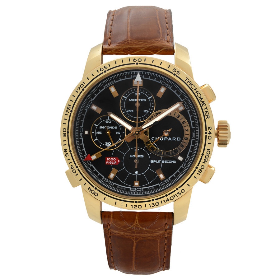 Pre-owned Chopard Chopard Mille Miglia Chronograph Automatic Black Dial Men's Watch 16/1261 - 1
