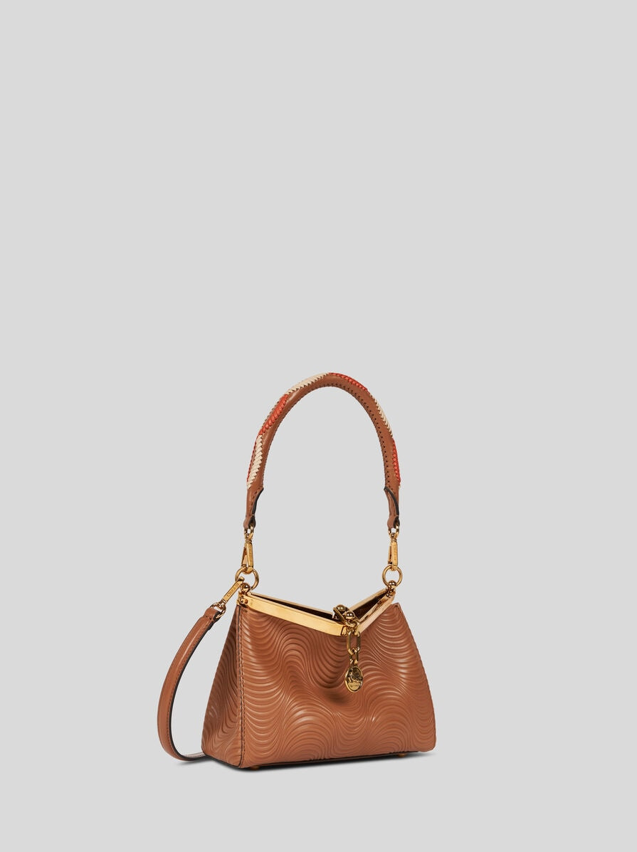 SMALL VELA BAG WITH WAVY MOTIF - 4