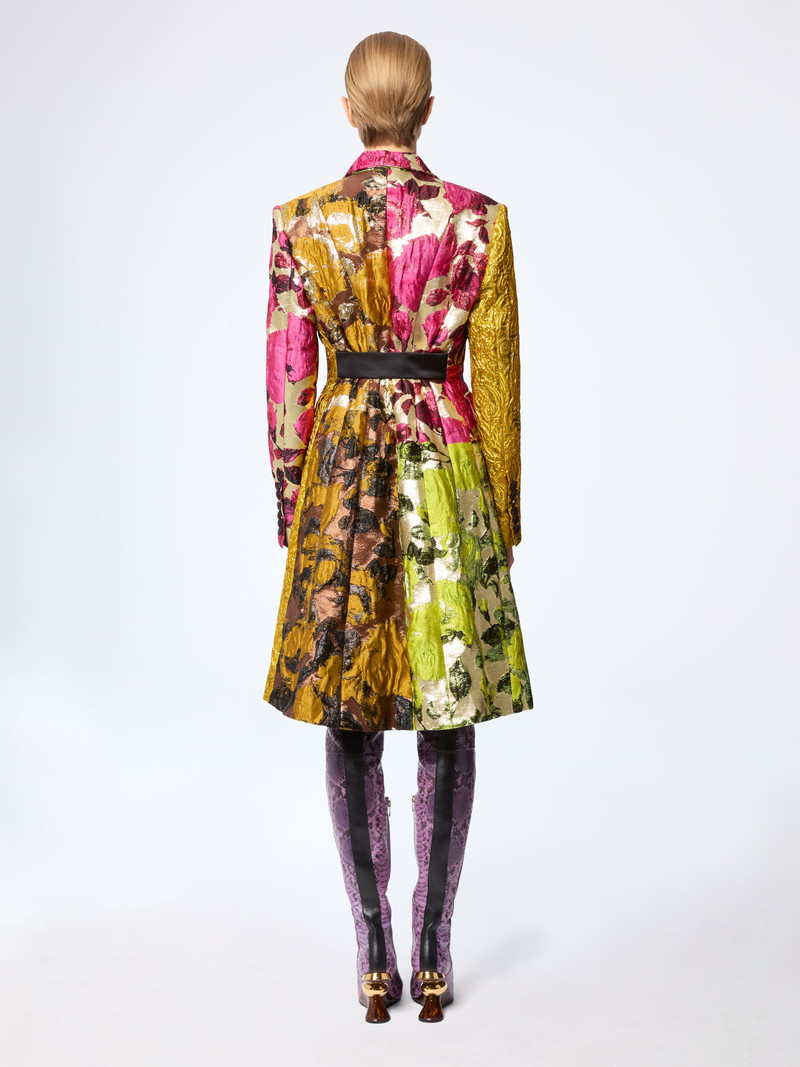 Patchwork Jacquard Frock Coat 4