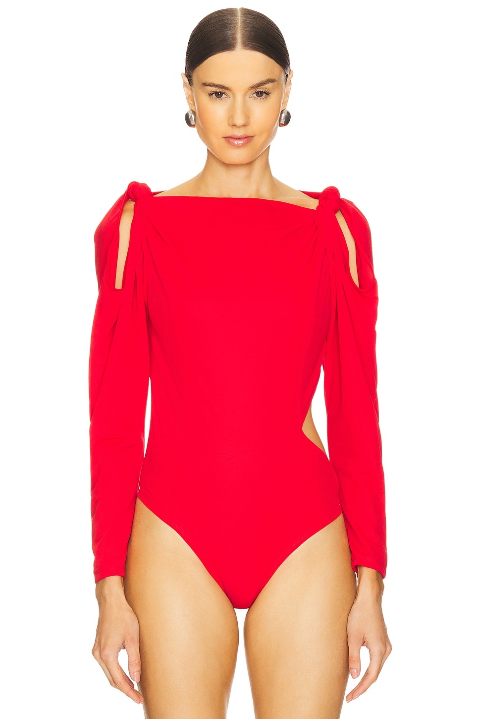 Knotted Bodysuit - 2