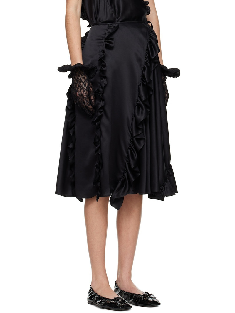 Black Adelina Midi Skirt 2