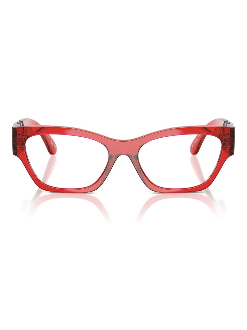 Medusa-embellished cat-eye glasses 1