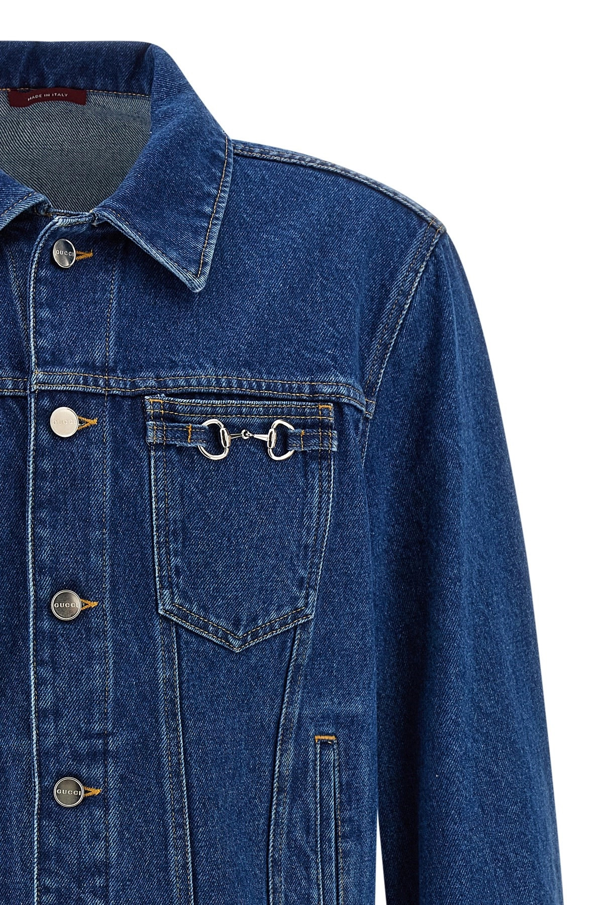 Horsebit denim jacket - 3