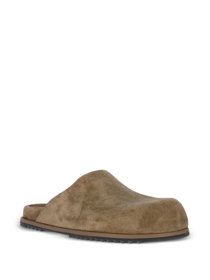 Rick Owens suede slip-on sandals outlook