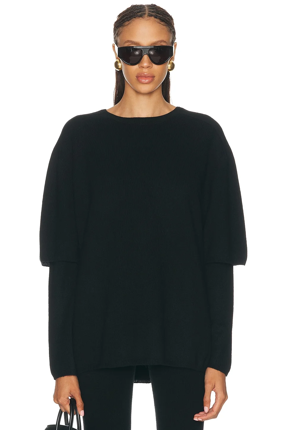 Cobain Layered Knit Sweater - 1