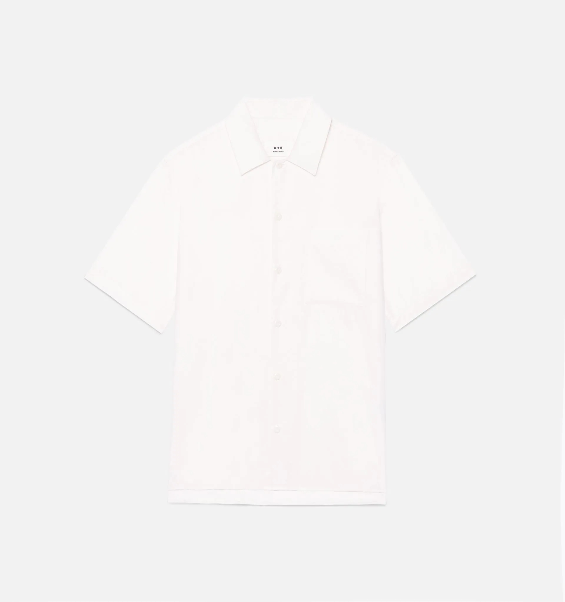 Col Requin Shirt With Ami Satin Label - 5