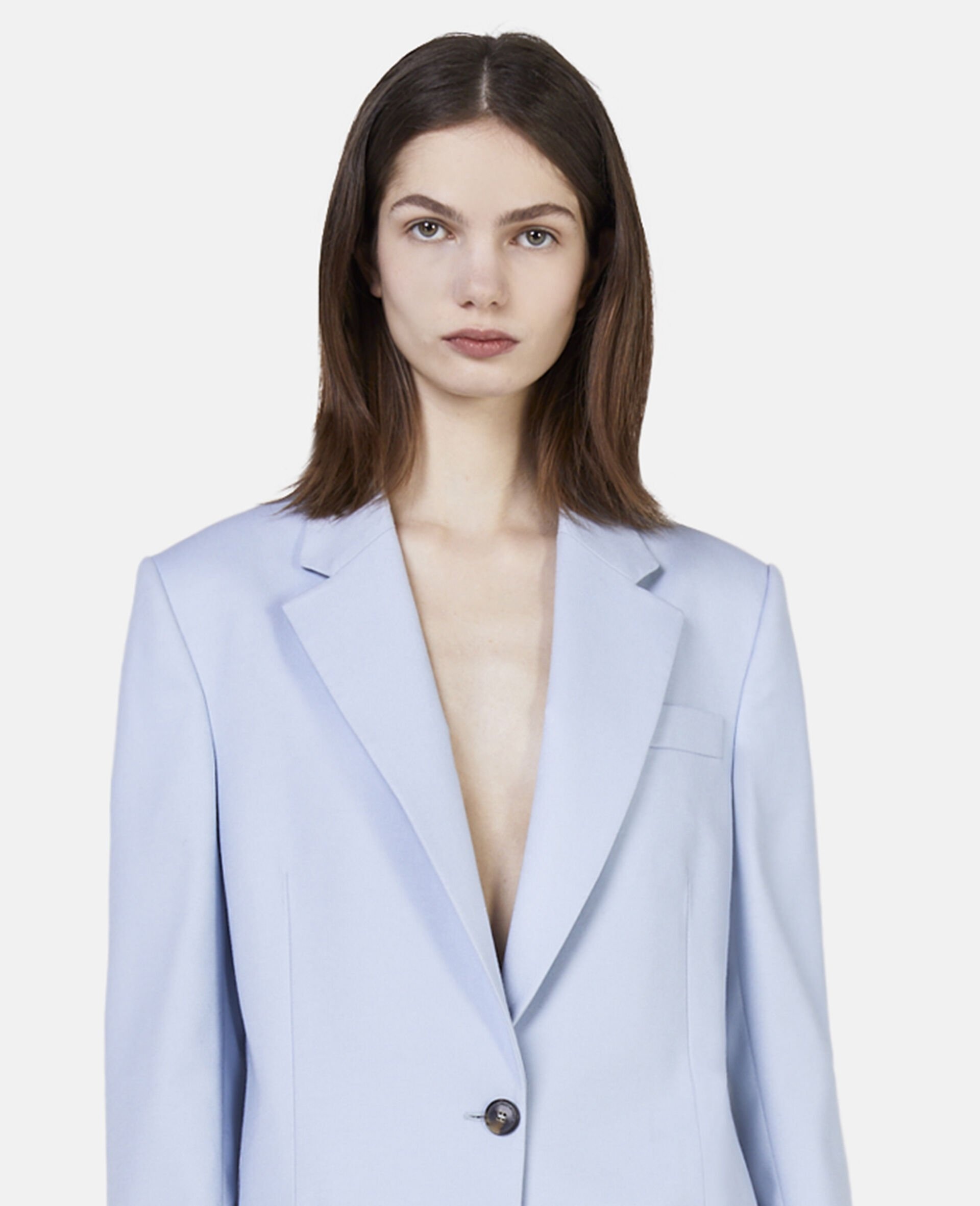 Wool Flannel Slim Fit Boyfriend Blazer - 4