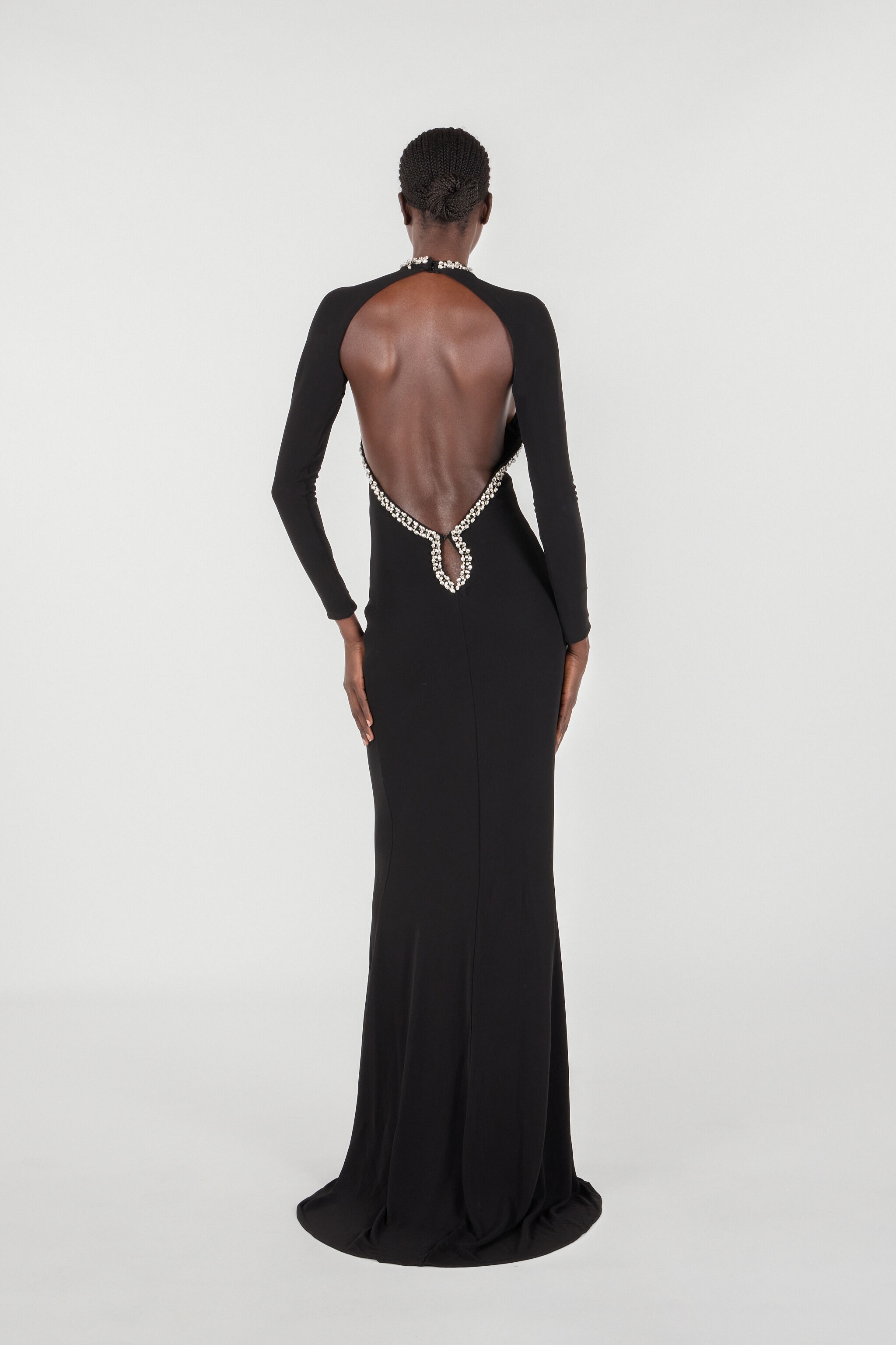 Long dress with crystals - 4