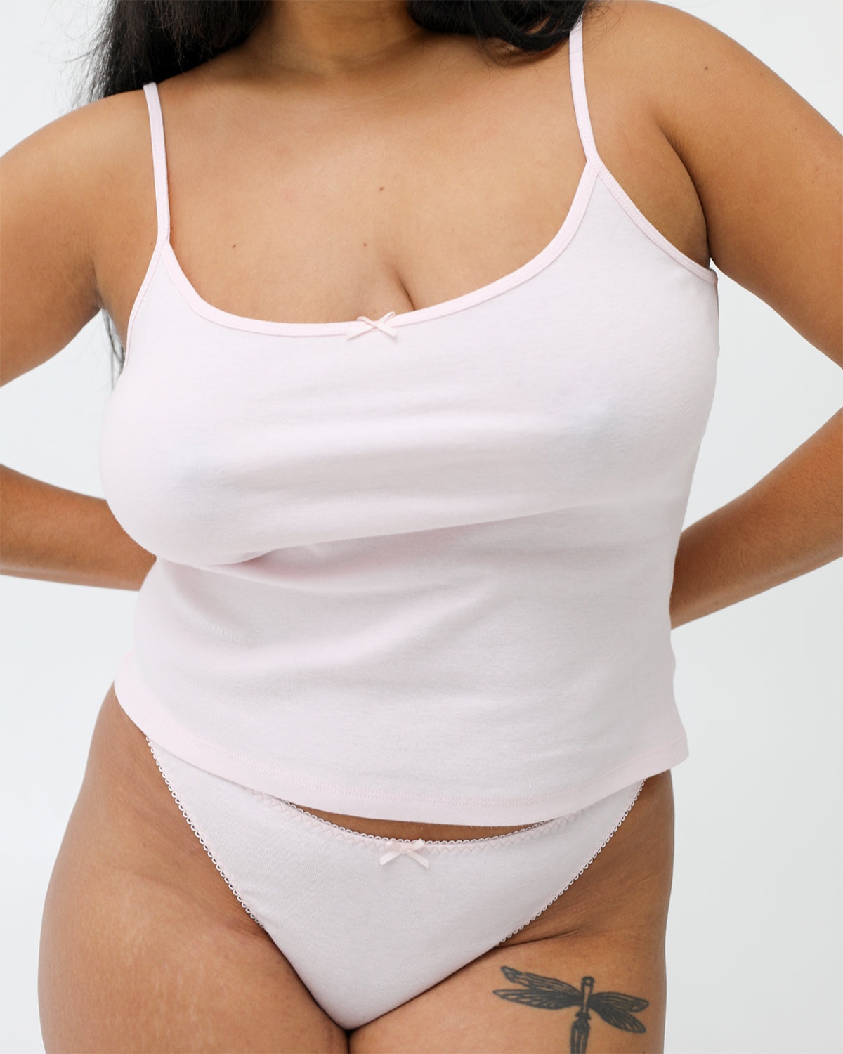 The Tank: Cotton Jersey Baby Pink - 5