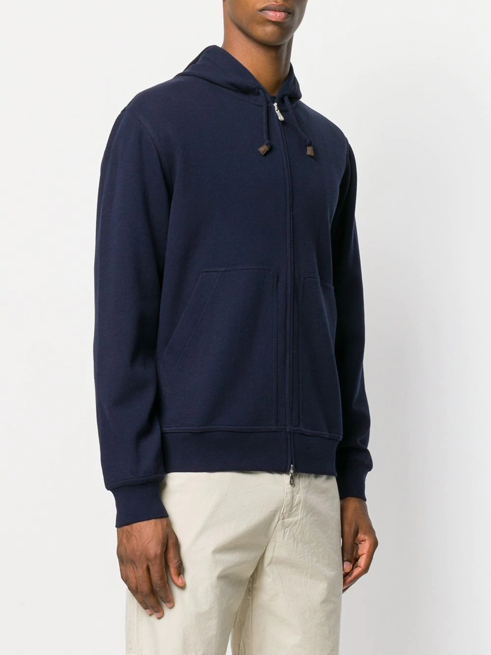 zipped front hoodie - 3