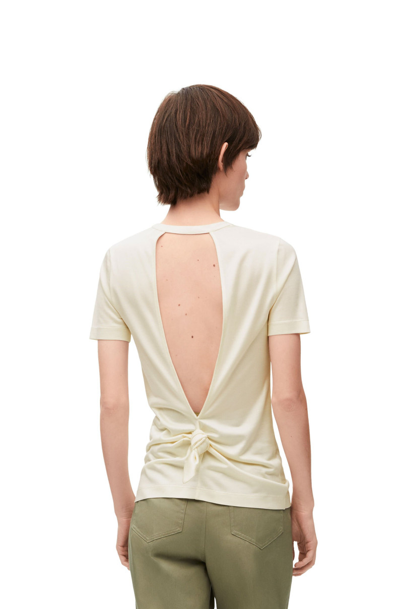 Knot top in silk and viscose 4