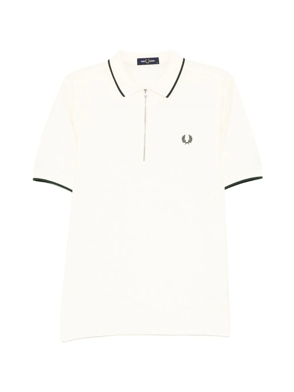 crape pique polo shirt - 1
