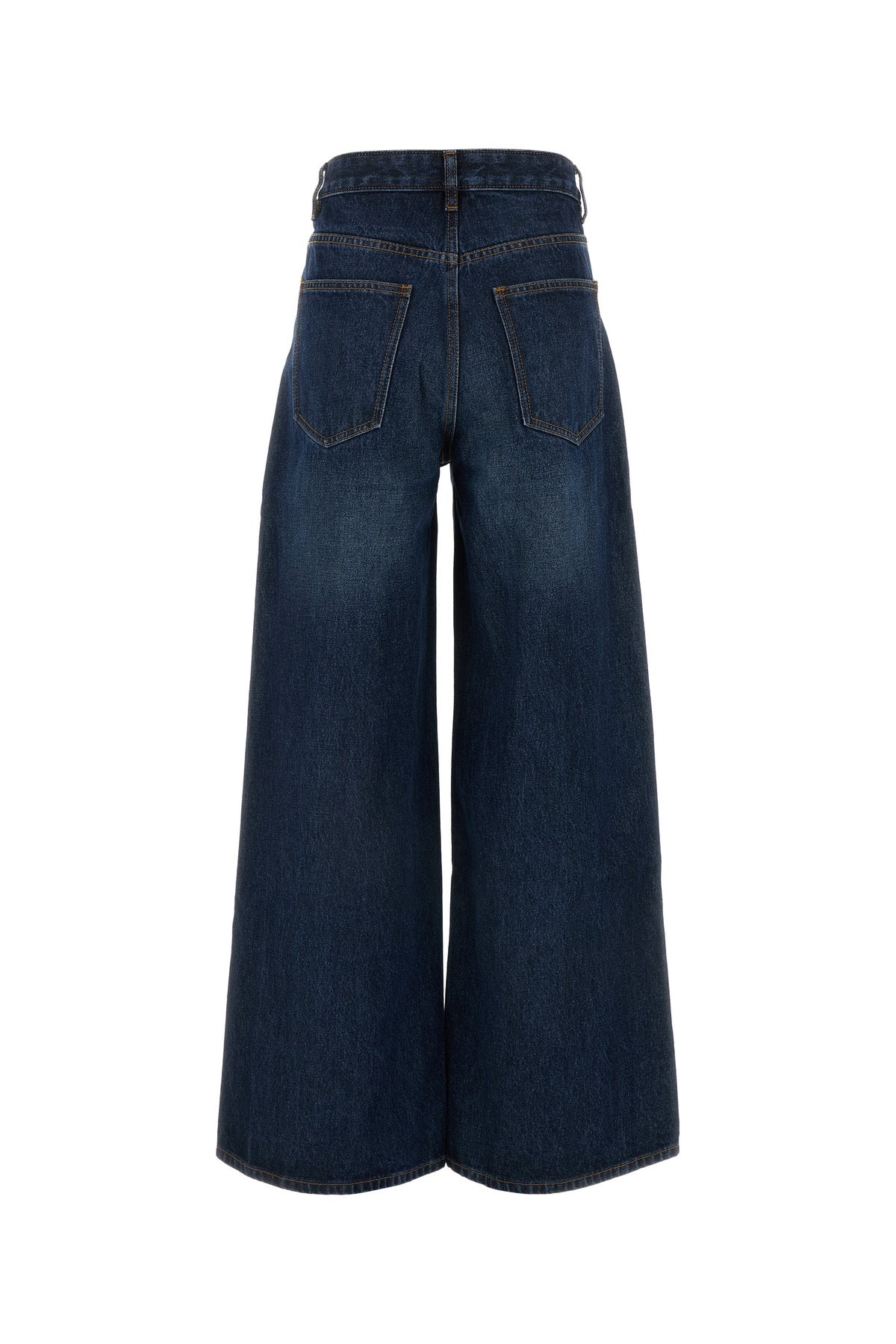 Two-tone denim Palma wide-leg jeans - 2