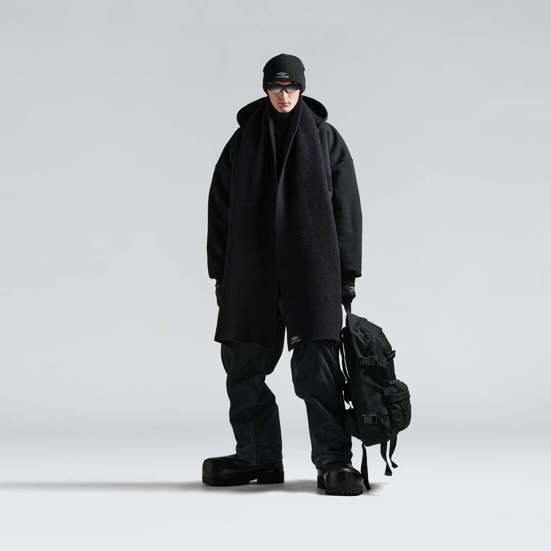 Men's Skiwear - Ski Backpack in Black - 2