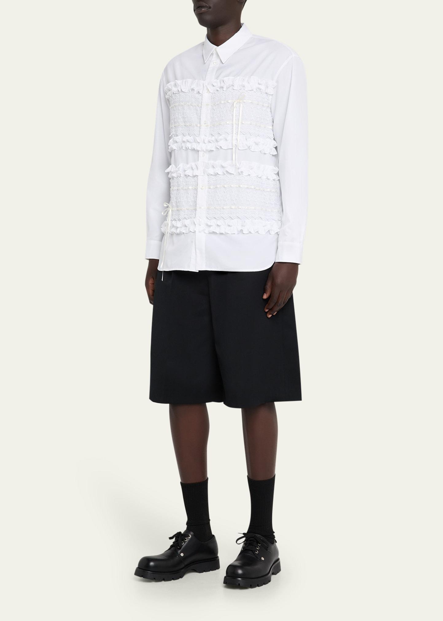 Men's Wide-Leg Multi-Belt Loop Shorts - 2