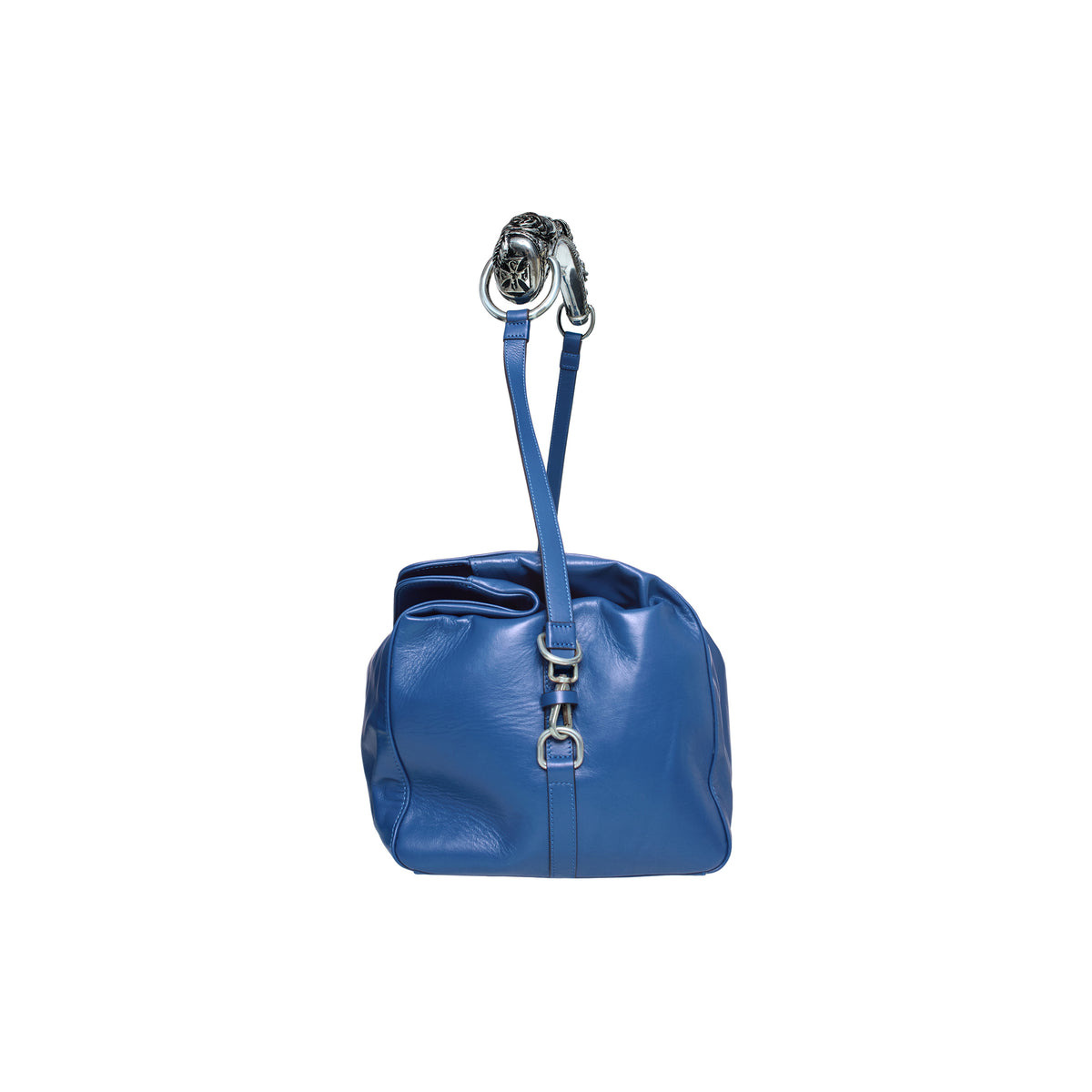 WEEKEND ROSE HANDLE BAG (BLUE) - 4