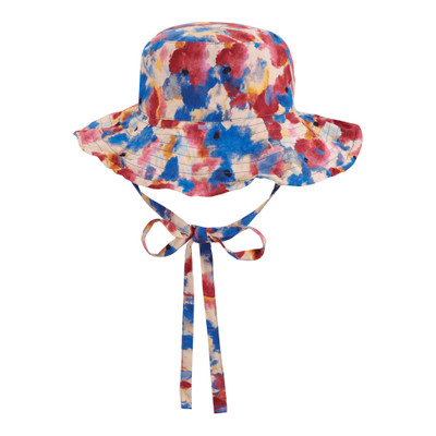 Vilebrequin Girls Vicose Beach Hat Flowers in the Sky outlook