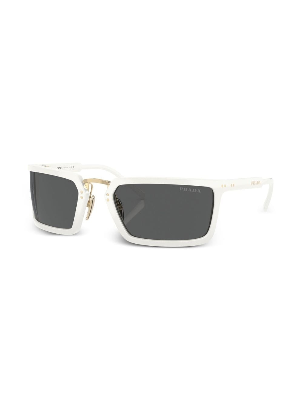 logo-engraved square-frame sunglasses - 2
