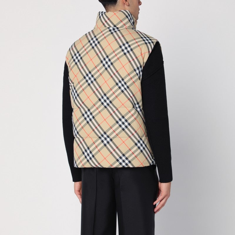 Burberry Reversible Check Pattern Waistcoat Men - 3