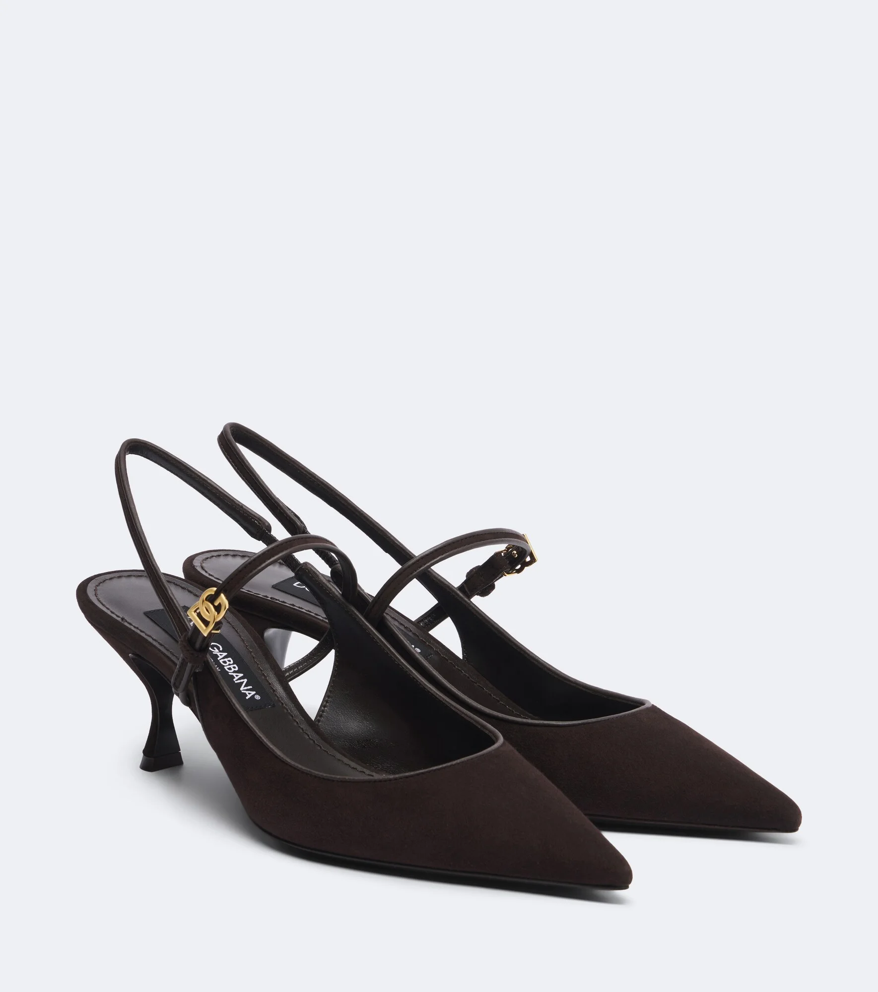 DG suede slingback pumps - 1