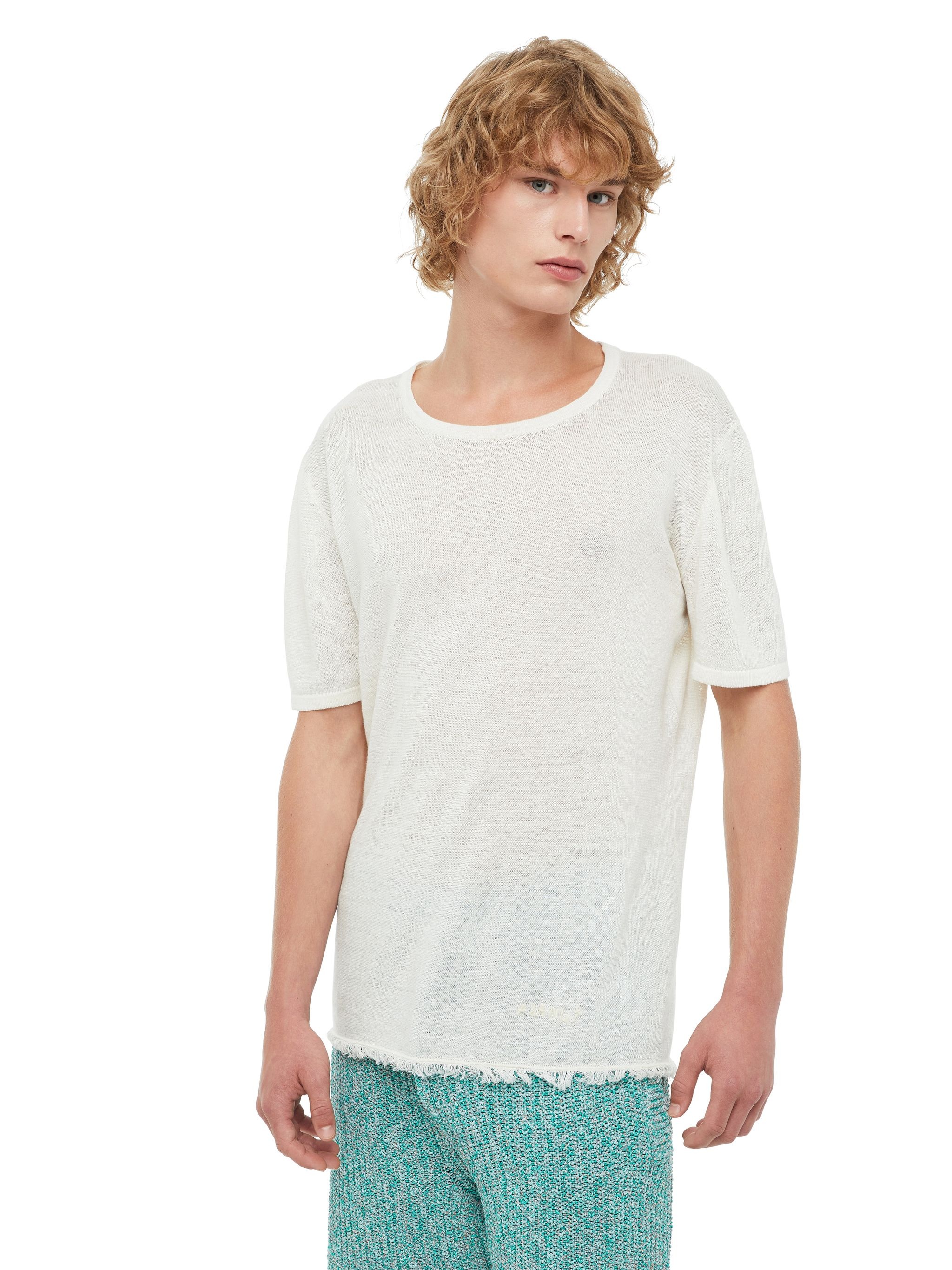 Linen Knit T-Shirt - 7